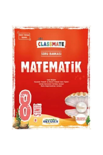 Okyanus Yayınları 8. Sınıf Classmate Matematik Soru Bankası