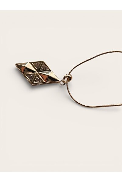 Mimoza Accessories قلادة لينا من الفولاذ والكريستال