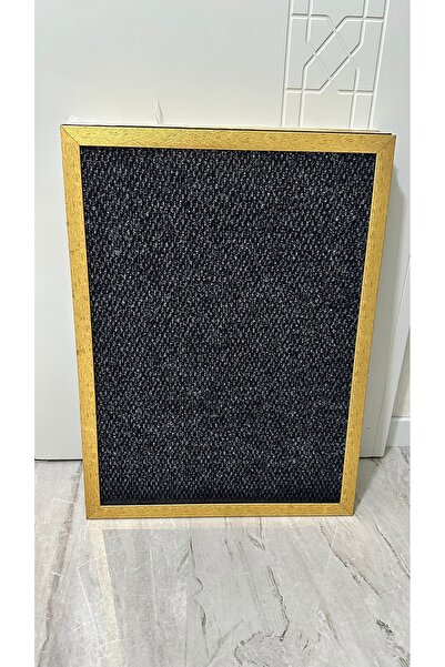 Mgs Mgsdizayn μαύρο-χρυσό χαλάκι πόρτας 50*70