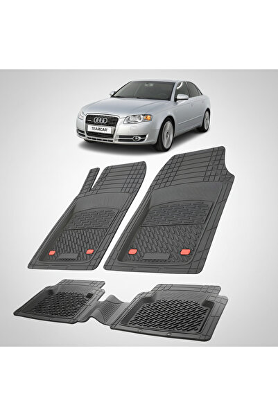TEAMCAR ®   Covorașe auto, tip tavă, compatibile cu Audi A4 B7 Sedan (2004–2008)