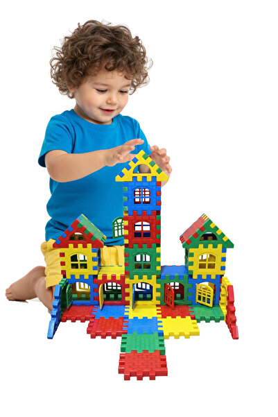 toysnet Puzzle City 64 Parça Block City