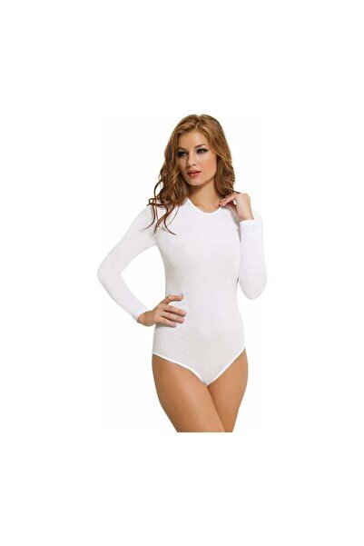 NBB Kadın O Yaka Sıfır Kol Çıtçıtlı Body 2950