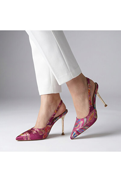 Letafia Παπούτσια με τακούνι Valley Ethnic Pattern