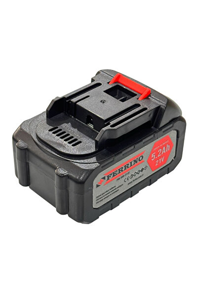 Ferrino 21V 5.2Ah Akülü Tırpan Uyumlu Li-İon Batarya (Mkt Tipi Kızaklı)