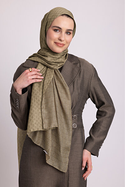 Ayshara Συλλογή Katre-i Zerâfet - Σάλι διπλής όψης σε χρώμα άμμου μπεζ