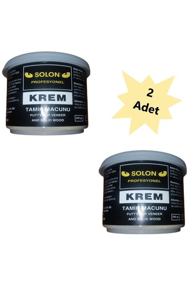 solon 2 Adet Çok Amaçlı Ahşap Parke Masa Sehpa Çizik Çok Amaçlı Tamir Dolgu M...