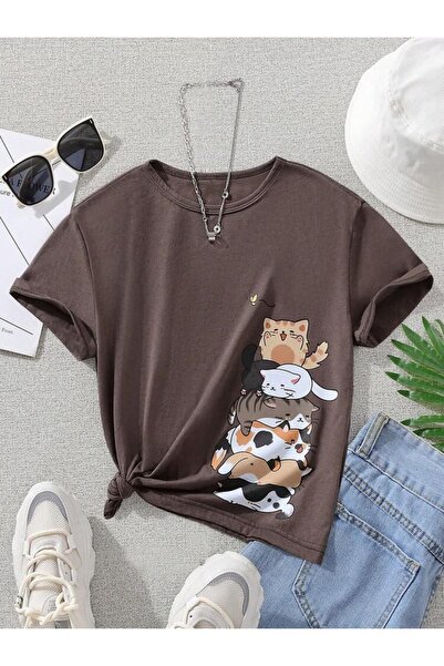 BENROMA Παιδικό μπλουζάκι Cat Printed