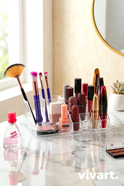 Vivart Μεγάλο μέγεθος Οργάνωση καλλυντικών προϊόντων Μακιγιάζ Κοσμήματα Organ...