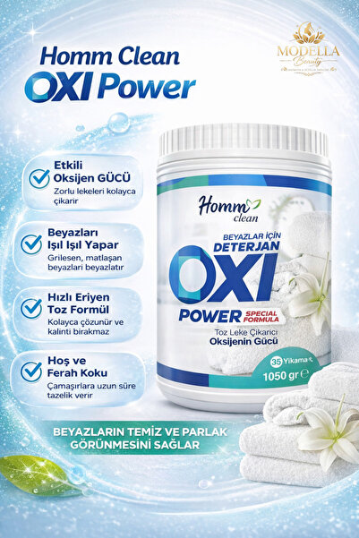 HOMM CLEAN OXI POWER BEYAZLAR İÇİN KUTU 1050GR