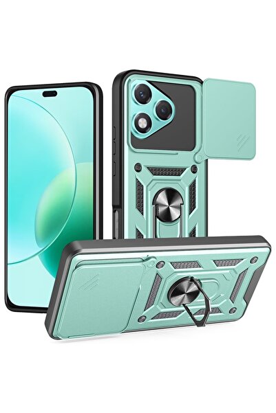 SKYDDAR INNOVATION Husă pentru Honor 400 Lite, CamShield, verde, set de autoc...