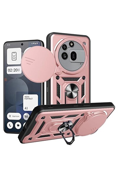 SKYDDAR INNOVATION Carcasă pentru telefon Nothing (3a) Pro, CamShield, roz, s...