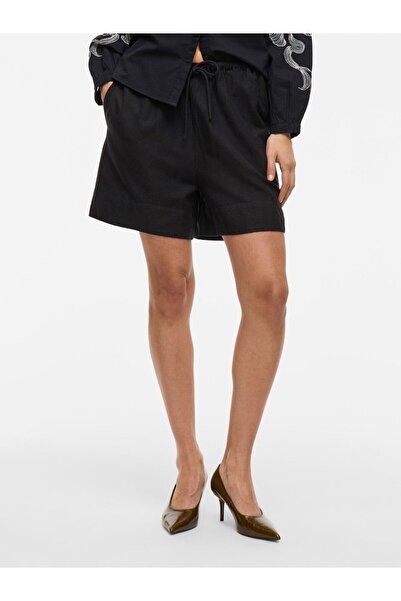 VILA Shorts mit mittlerer Taille