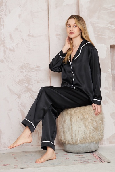 SATTENS ΣΕΤ ΠΙΤΖΑΜΕΣ ΜΕΤΑΞΕΥΤΙΚΟ ΣΑΤΕΝ ΓΥΝΑΙΚΕΙΟ VIP SECRET