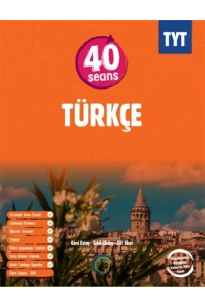 3D Yayınları Okyanus Yayınları Tyt 40 Seans Türkçe