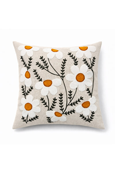 serenzahome SERENZA HOME Punch Nakışlı Kırlent Kılıfı