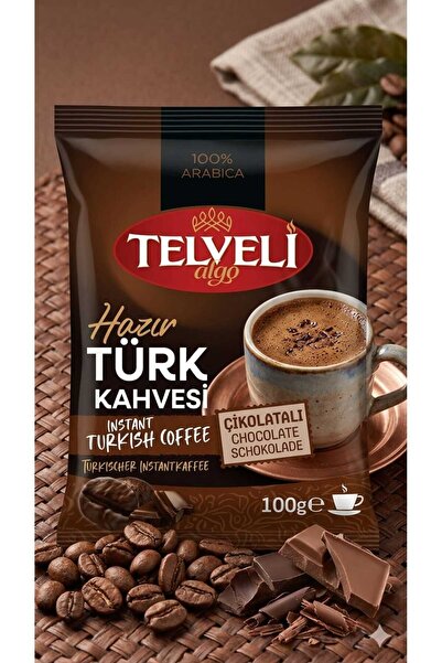 ALGO TELVELİ HAZIR TÜRK KAHVESİ ÇİKOLATALI 100GR CEZVE GEREKTİRMEZ