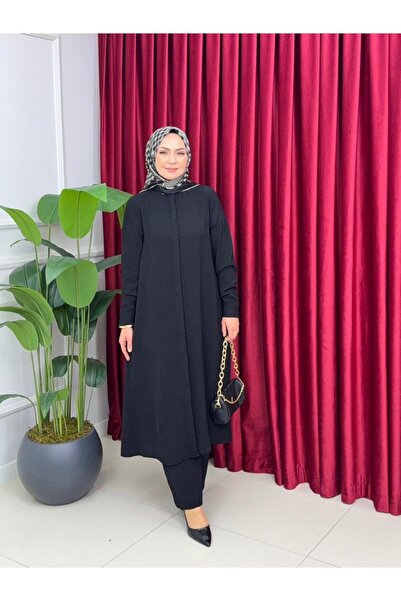 Valens Butik Σετ παντελόνι διπλό τουνίκ με κουμπιά και καλύμματα Nihan