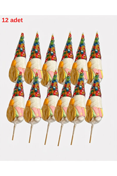 Party Cone – Jelibon Marshmallow Karışık Parti Külahı 12 Adet