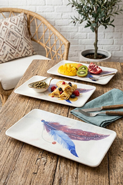 Keramika طبق دريم كاتشر سييرا كاياك 33*17 سم 3 قطع