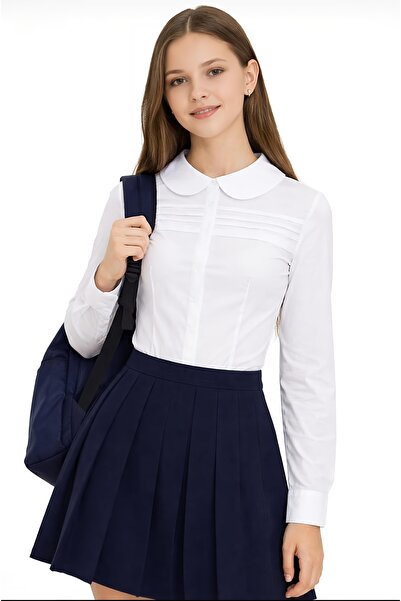 OEM White cotton blouse