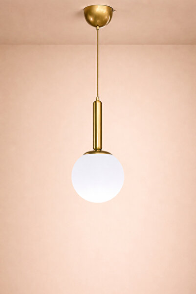MINIMAL ETICARET VE BILGI TEKNOLOJILERI Golden Balll Slim Honey Yellow Cam Avize