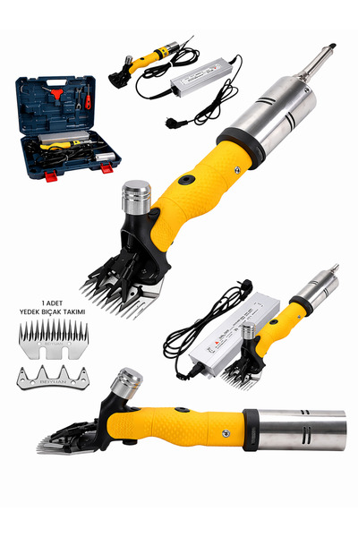 OPTIVEX 450watt Şarjlı Koyun Kırpma Makinesi Yedek Bıçaklı