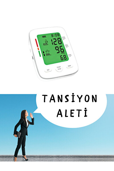 HeiN Tansiyon Aleti Ekonomik Büyük Göstergeli Dijital Koldan Ölçer Tansiyon A...