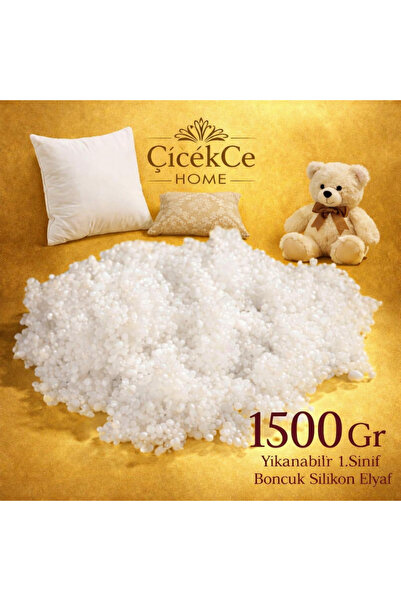 Genel Markalar Boncuk Silikon Elyaf %100 saf 1.KALİTE (1.5 KG /1500 GR)