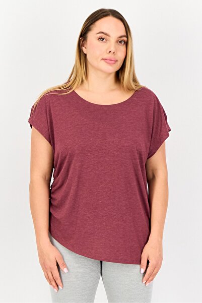 Puma Women Sportswear Fit Cap Sleeve Outdoor Top, Maroon