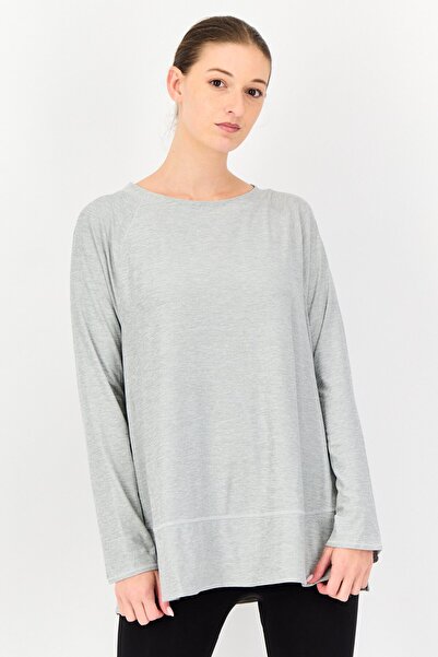 Puma Maternity Sportswear Fit long Sleeve Training T-Shirt, Grey