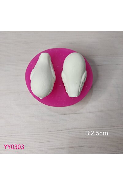 YOYOMOLD YY0303-Tombul Kuş İkili Silikon Kalıp-2,5cm