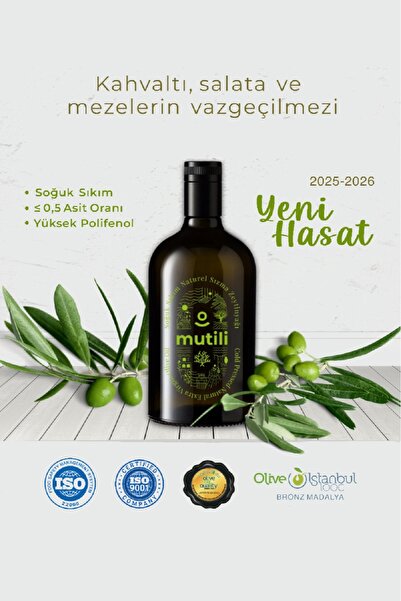 Soğuk Sıkım Mut Zeytinyağı 250 ml - Yeni Sezon Mut Zeytinyağı Filtresiz