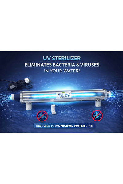 Spring Water Bina Girişi Ultraviyole Filtre 1/2 bağlantılı