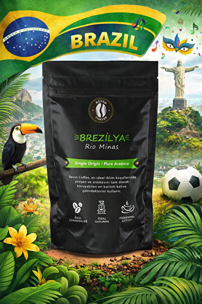 RESSO COFFEE قهوة برازيلية أحادية المصدر 100% أرابيكا 250 جرام.