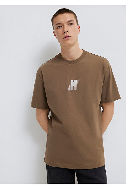 Mavi Pro Brown T-Shirt Loose Fit / Lockerer, bequemer Schnitt 0613440-70378