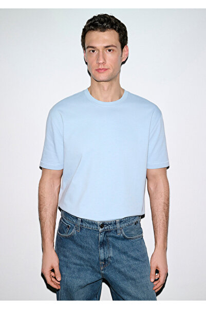 Mavi Βασικό T-Shirt με Χαλαρή Εφαρμογή / Άνετη Φαρδιά Γραμμή 0612269-70813