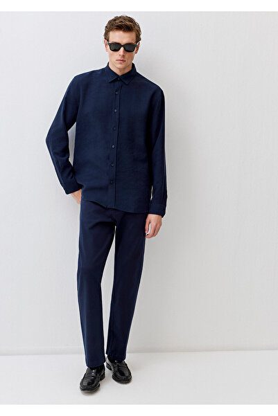 Mavi Ανδρικό πουκάμισο Dark Navy Blue M0211650-70490