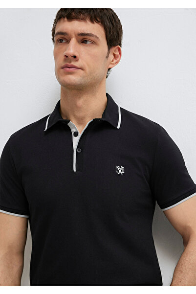 Mavi Herren-T-Shirt mit Polokragen M0613266-900