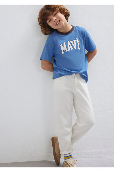 Mavi T-Shirt mit Logo-Print, lockerer Schnitt / bequemer Schnitt 6610417-70724