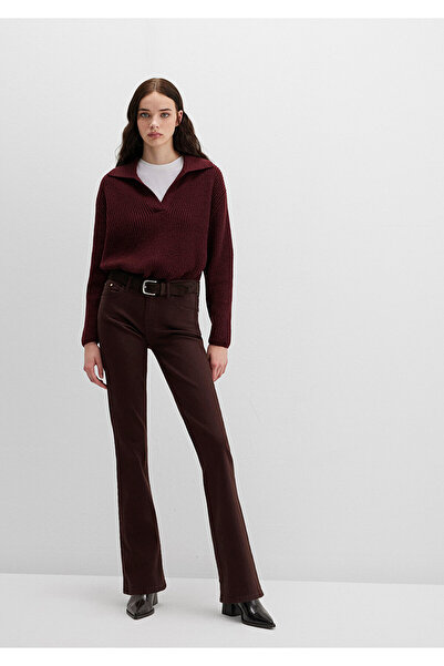 Mavi Molly Brown Gabardine Trousers 1013691199