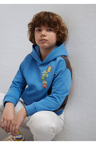 Mavi Bedrucktes Kapuzen-Sweatshirt 6S10166-70724