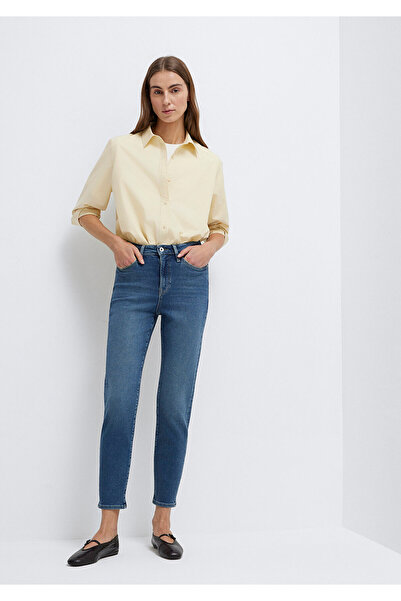 Mavi Star Gold Shape Puslu Dunkle Jeanshose 101077-90534