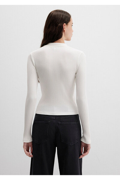Mavi Ecru Polo T-Shirt Fitted / Bodycon Fit 1613594-70057