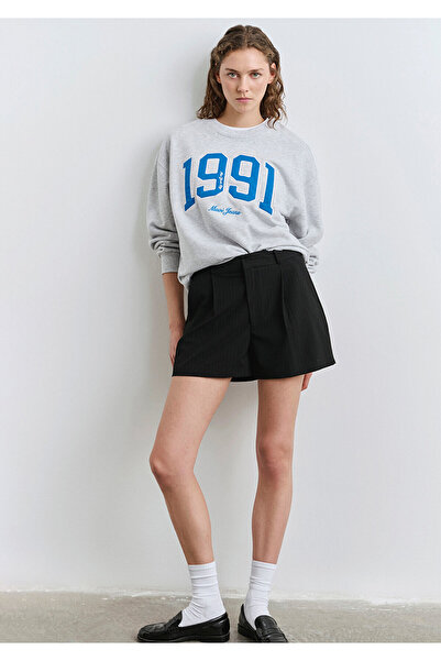 Mavi Gestreifte schwarze Shorts 1410217-85353