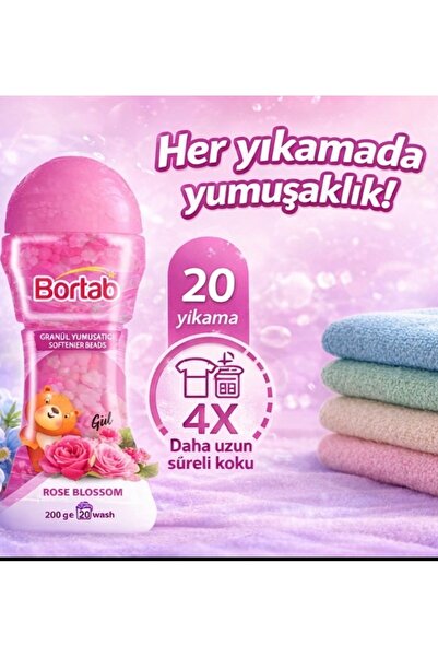 Granül Çamaşır Parfümü & Çamaşır Yumuşatıcı Gül