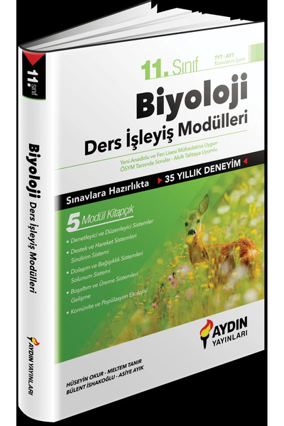 Aydın Yayınları AYDIN 11.SINIF BİYOLOJİ DERS İŞLEYİŞ MODÜLLERİ