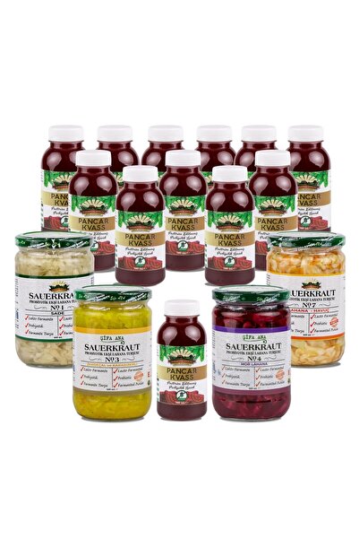 ŞİFA ANA Dev Probiyotik Set No5 (300 ml. Kvass'lı)