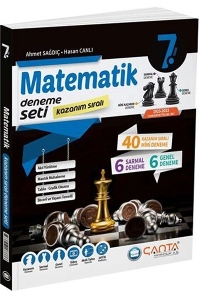 Çanta Yayınları Çanta 7. Sınıf Matematik Kazanım Sıralı Deneme Seti
