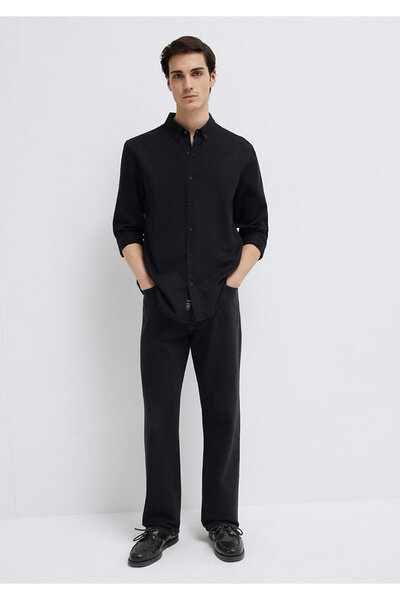 Mavi Schwarzes Hemd Slim Fit / Slim Fit 0211192 -900