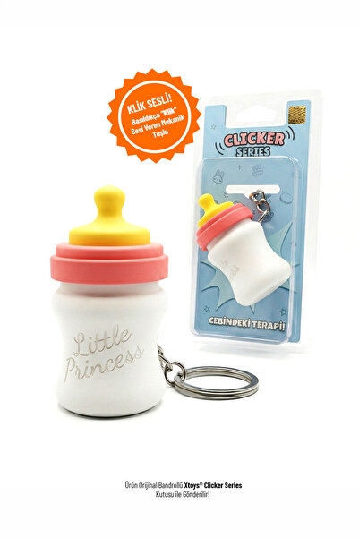 Xtoys Pink Baby Bottle Toy Girl Doll Bag Accessory and Car Keychain |   Milkypop